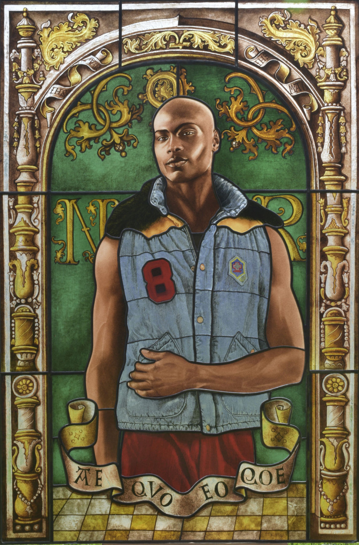 'Arms of Nicolas Ruterius, Bishop of Arras' by Kehinde Wiley
